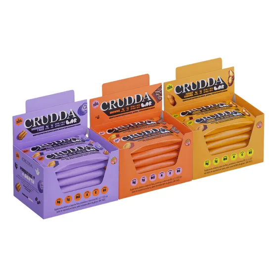 3 Cajas X 30 Barras Crudda A Eleccion