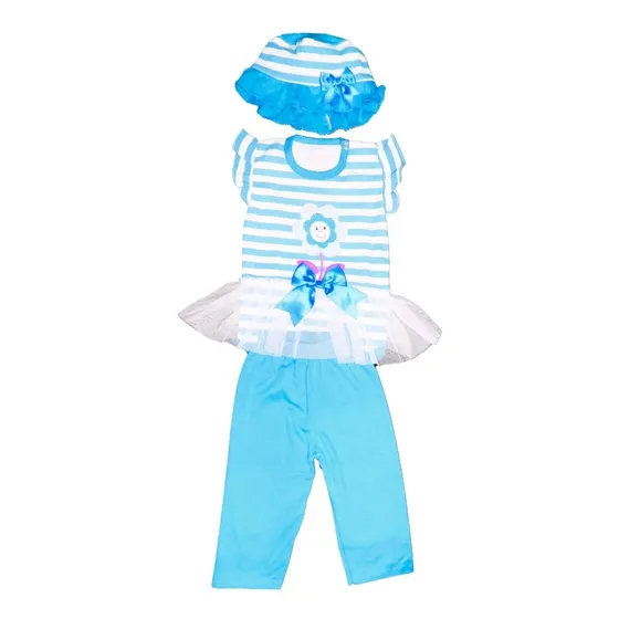 Conjunto Canastilla Para Bebe Niña 3 Piezas Saby Kids