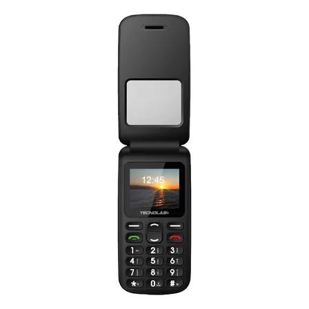 Celular Senior Adulto Mayor Modelo Almeja Color Azul - Ps