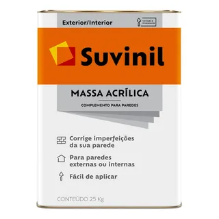 Massa AcrĂlica 25kg Suvinil Massa AcrĂlica 25kg Suvinil