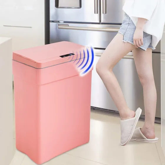 Dkeli Bote Basura Automatico 13 Galon Para Cocina Baño Casa
