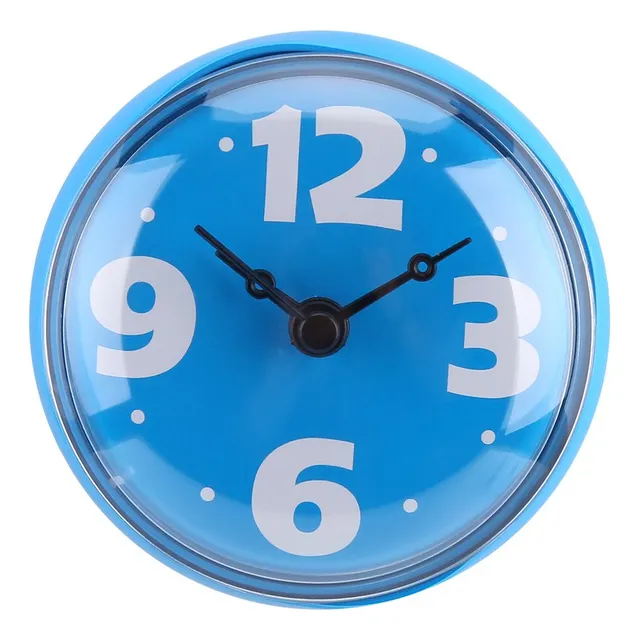 Reloj Pared Succion Prueba Agua Lazmin Tipo Puntero Facil