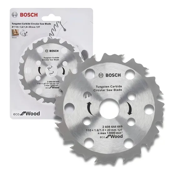 Disco De Serra Circular Coolteq 110mm 12 Dentes Bosch Cor Cinza