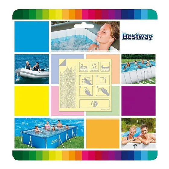 Kit De 10 Parches Para Piscinas Colchones E Inflable Bestway