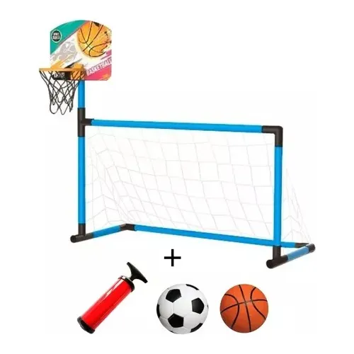 Arco De Futbol Infantil Con Tablero De Básquetbol