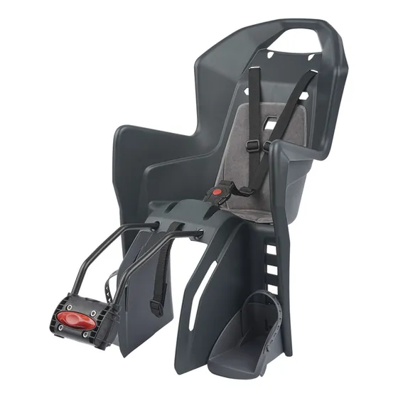 Silla Bebe Niño Bicicleta Polisport Koolah Ff Rod. 29 Color Gris Oscuro