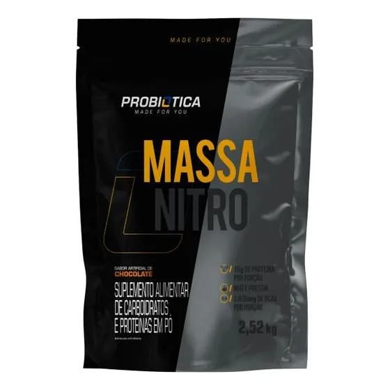 Massa Nitro Refil 2,52kg - Probiótica 