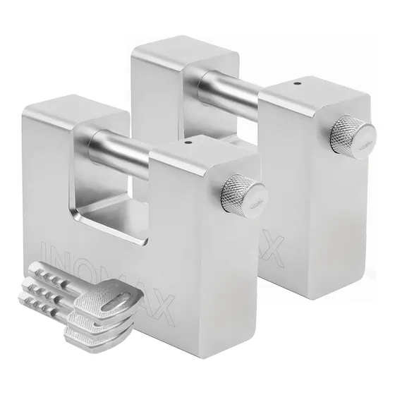 Candado X2 Perno Horizontal 70mm Blindado Inviolable Inomax