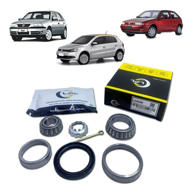 Kit Rolamento Roda Traseira Gol G2 G3 G4 G5 S/ Abs 1.0 1.6