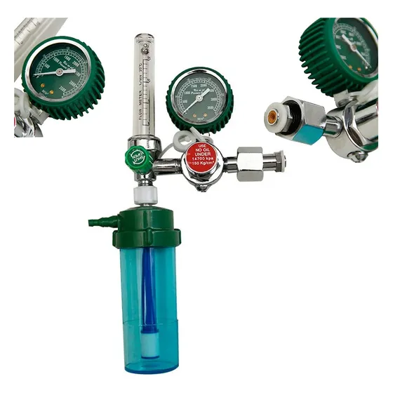 Regulador De Oxígeno Tuerca / Tipo H - Kit Flujómetro, Vaso