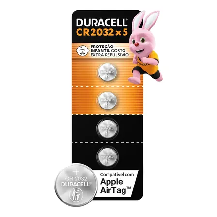 Bateria Cr2032 Duracell Com 5 Unidades