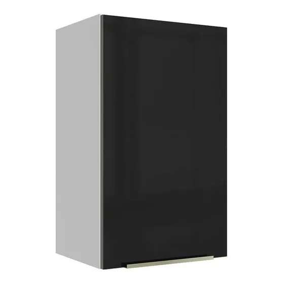 Alacena Gabinete Superior Cocina Madesa Lux 40cm Color Blanco/Negro