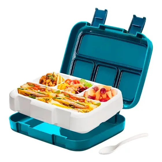 Porta Comida Fiambrera Lonchera Almuerzo Bento Box Estilo