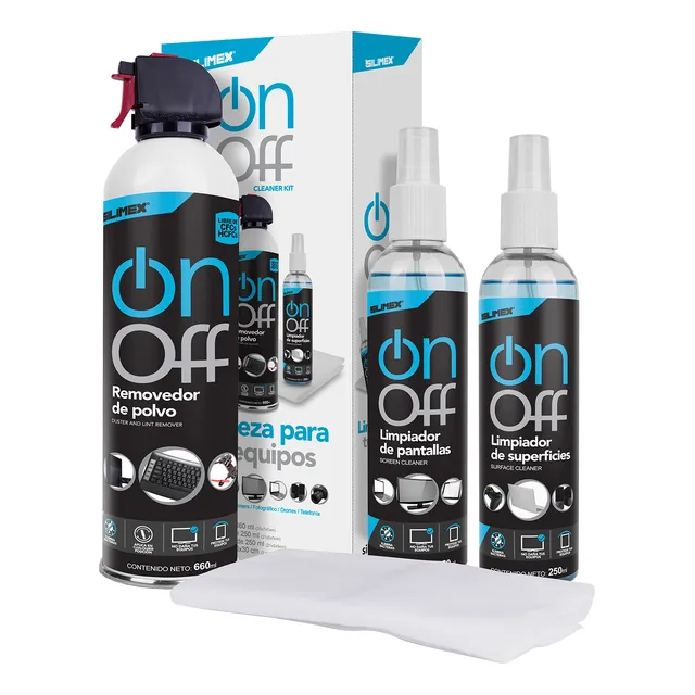 Kit De Limpieza Para Equipos Electrónicos - On Off Pack