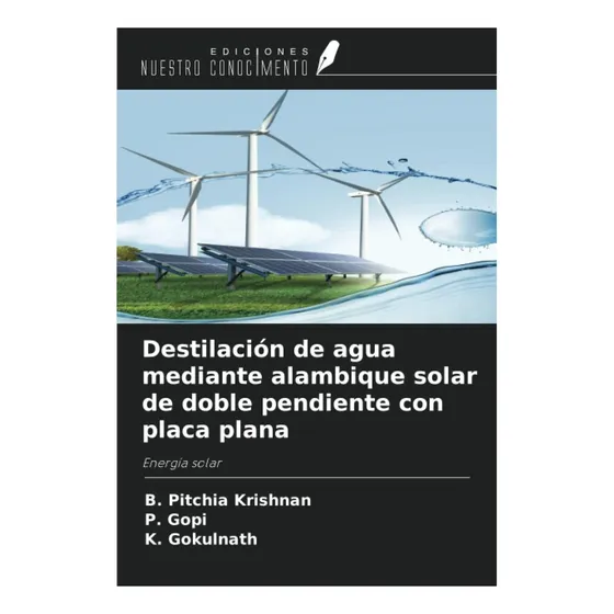 Libro: Destilación De Agua Mediante Alambique Solar De Doble