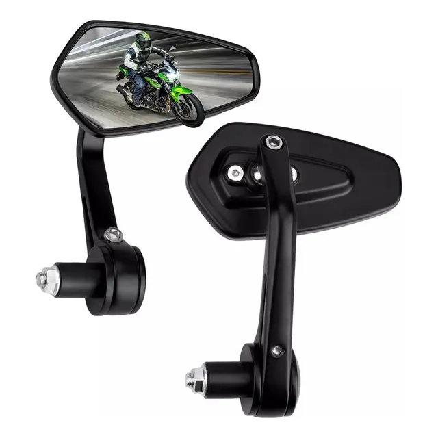 2 Pz Espejos Moto Deportivos Street Cafe Racer Motocicleta
