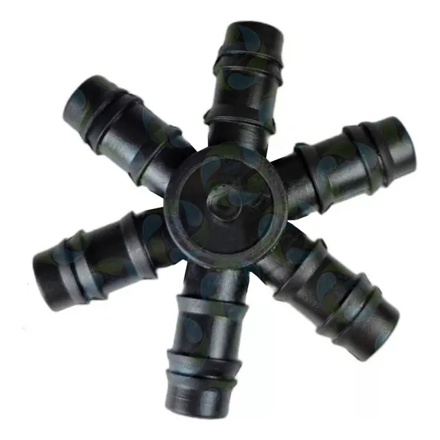 Conector Estrella Pétalos Manguera Difusora Piscicultura