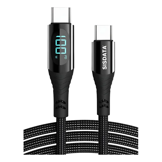 Cable Sisdata Carga Ultra Rápida Tipo C 2m Garantía 1 Año