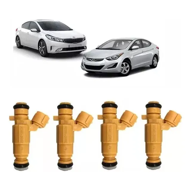 Kit 4 Bicos Injetores Cerato Elantra Veloster 1.6 16v