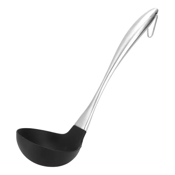 Cucharón De Sopa De Silicona De Acero Inoxidable Para Cocina