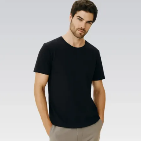 Camiseta Masculina Básica Manga Curta Algodão World Hering