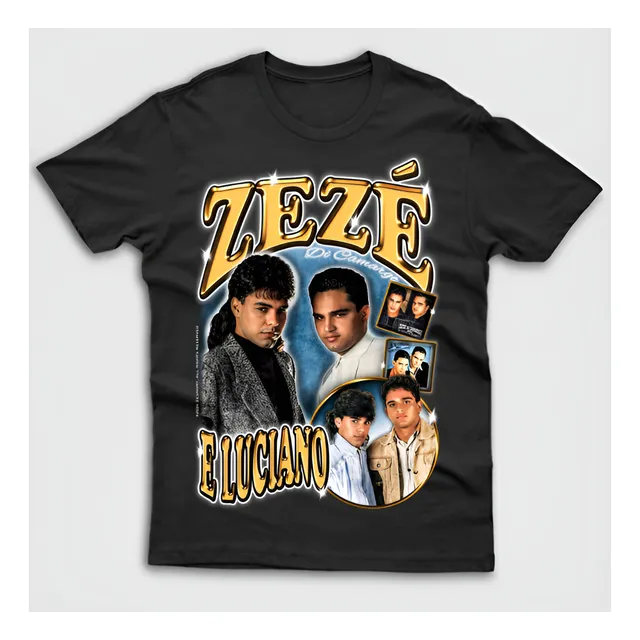 Camiseta Algodão Zezé Di Camargo E Luciano