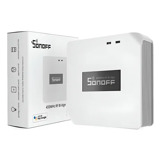 Sonoff Rf Bridge Wifi Inalámbrico 2.4ghz/ 64 Disp Alexa/home
