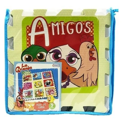 Piso De Goma Infantil La Granja De Zenón