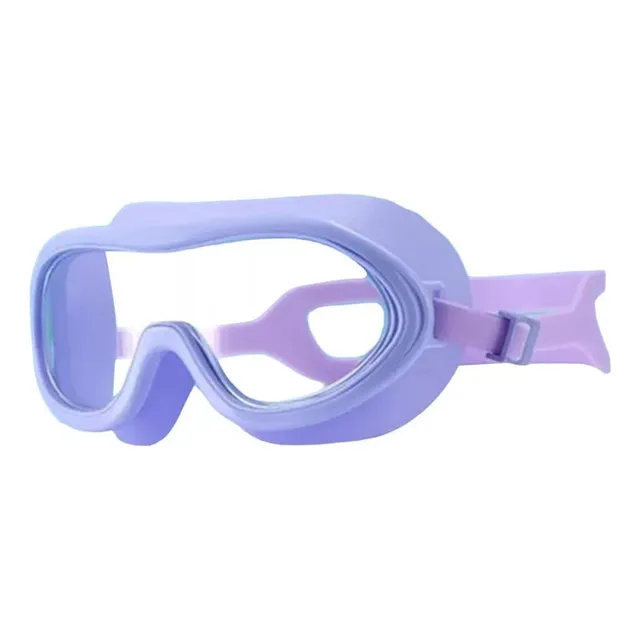 Gafas De Natación Para, Gafas De Natación, Montura Grande, Color Violeta