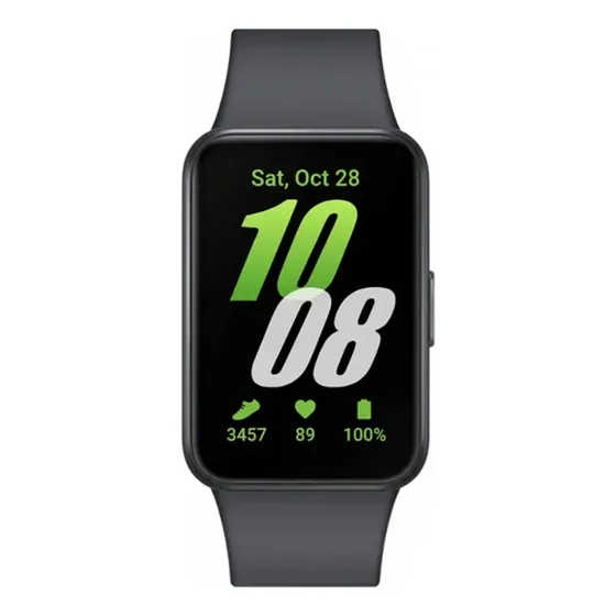 Samsung Smartwatch Galaxy Fit 3 Sport Black Amoled com tela sensível ao toque 1.6