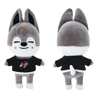Peluche Wolf Chan Skzoo Kpop Stray Kids 20 Cm Peluche Wolf Chan Skzoo Kpop Stray Kids 20 Cm