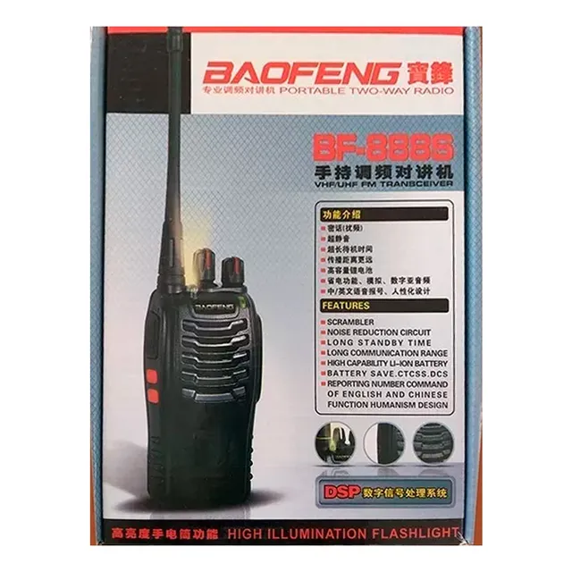 Radios Baofeng Bf-888s Dos Vias Walkie Talkie Sin Audifonos