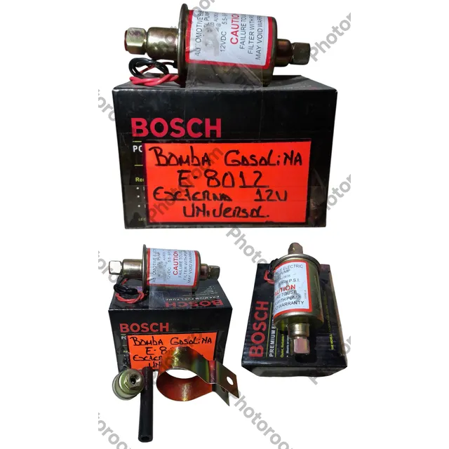 Pila Gasolina Bomba Externa Universal Carburados 8012 Bosh