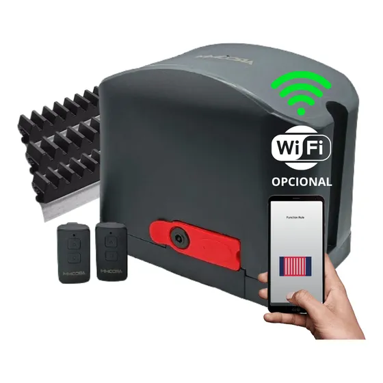 Motor Porton Corredizo Super Rapido Seg Arcomm Ppa Motic Frecuencia 50/60Hz Tamaño del engranaje Z18 NEGRO