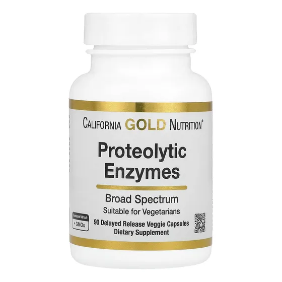 Enzimas Proteolíticas De California Gold Nutrition, 90% De R