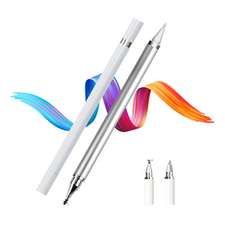 2pcs Universal Pluma Lápiz Tactil Óptico Tablet Stylus 2in1 2pcs Universal Pluma Lápiz Tactil Óptico Tablet Stylus 2in1