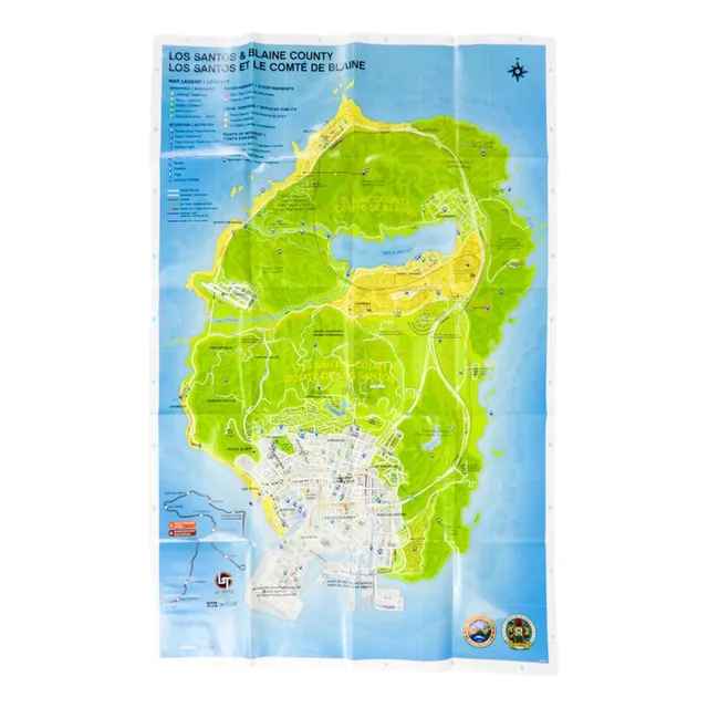 Mapa Gta 5 Ps4 Grand Theft Auto V Mapa
