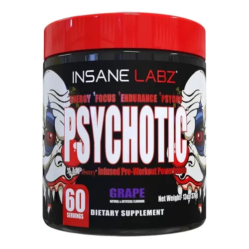 Pre Entreno Insane Labz Psychotic 60 Servicios Dlc P15