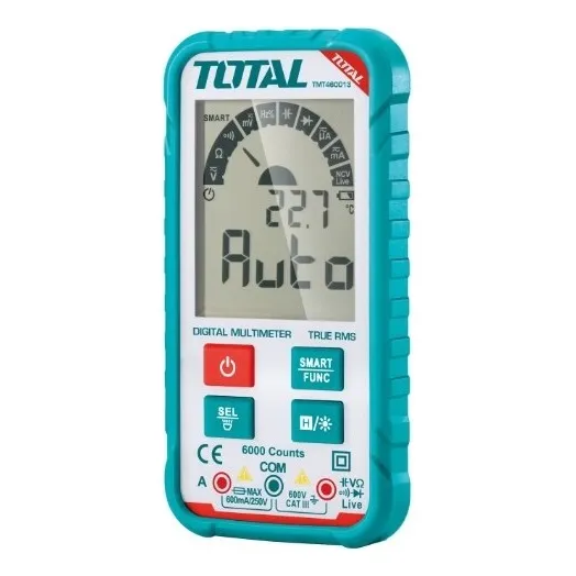 Multimetro Digital Ac/dc 600 Amp Tmt460013 Total Tools