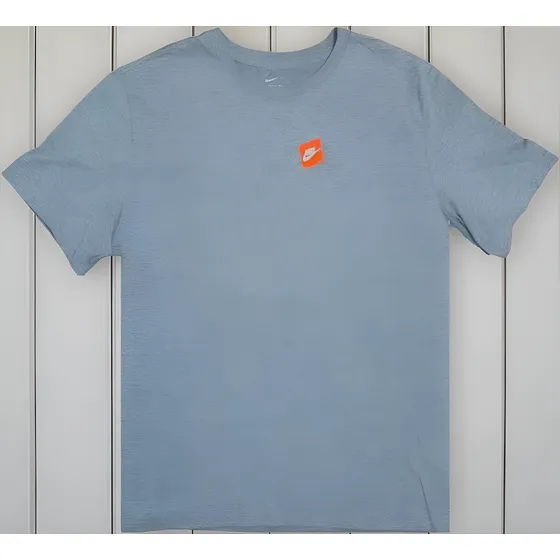 Remera Nike - Nike Tee Dx2013, Gris, Logo Fluo, Talle Xxl