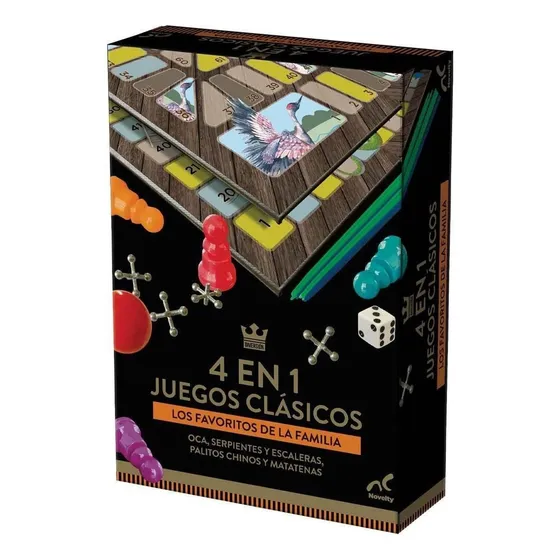 4 En 1 Set De Juegos Clasicos Novelty
