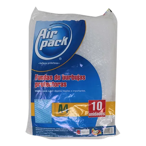 Plástico Burbujas Funda Protectora