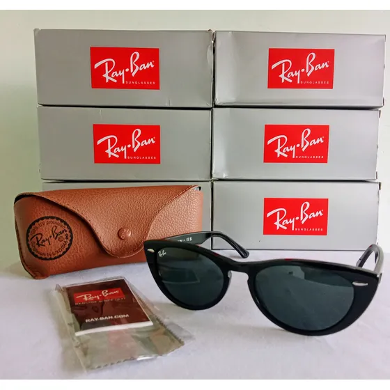 Vendo Hermosos Lentes De Sol Rayban Modelo Nina Black