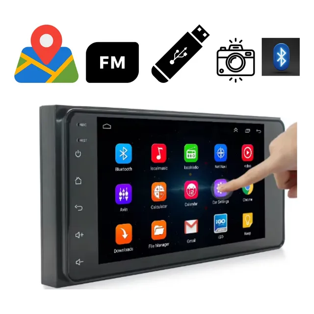 Pantallas Para Toyotas De 8 Pulgadas Android 14, Con Camara