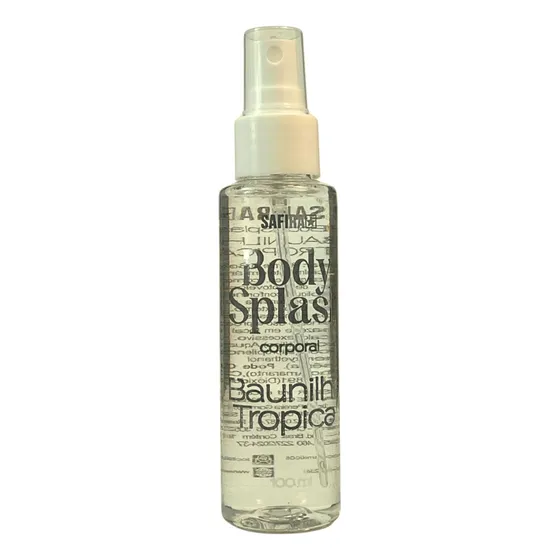 Body Splash Corporal 100ml Aroma Baunilha Tropical Safira
