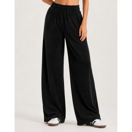 Calça Feminina Cotelê Premium Pantalona Social Soltinha