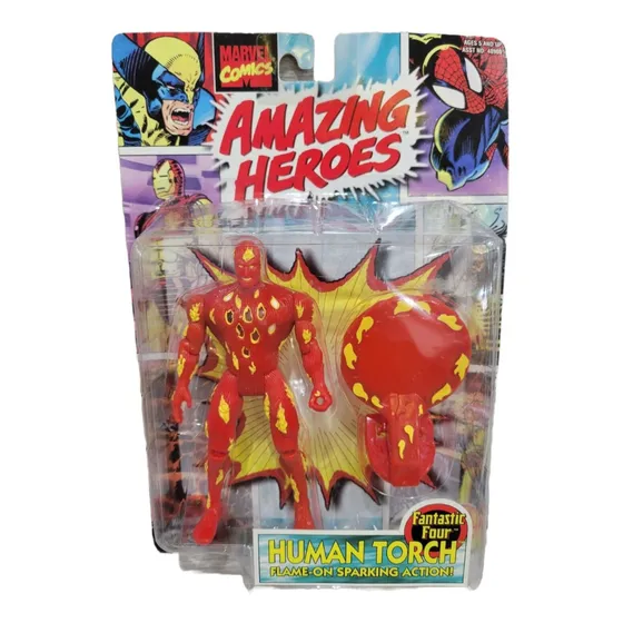 Marvel Comics Amazing Heroes Antorcha Humana Toybiz