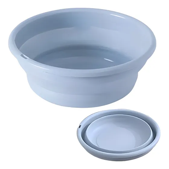 Lavabo De Plástico Plegable Telescópico Portátil Multifuncio