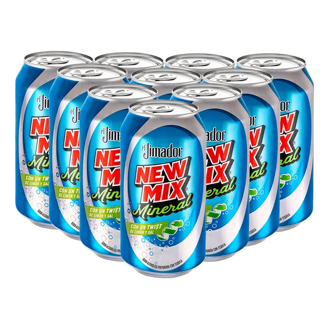 Bebida Alcoholica Con Tequila Limon Y Sal Pack 24 Latas New Mix