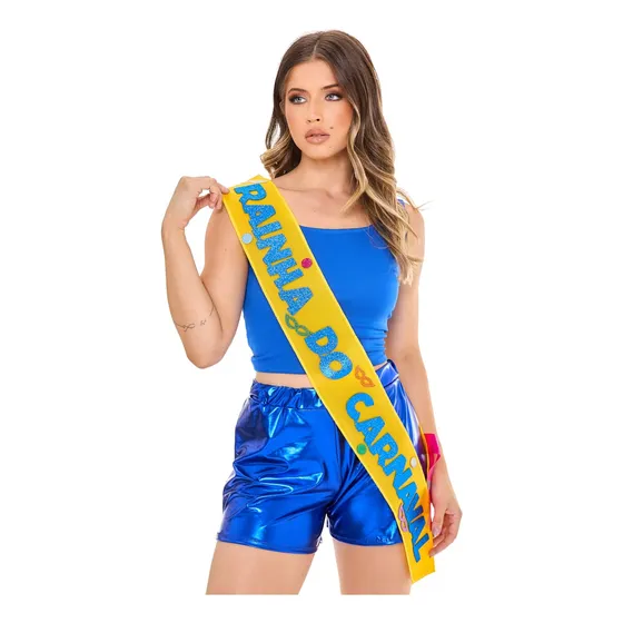 Faixa Personalizada Com Nome Para Miss Mister Rainha Rei Etc